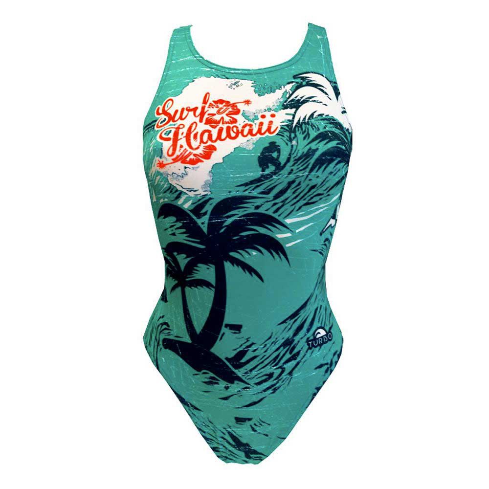 Turbo Surfer Hawaii Vintage Swimsuit  2XL Frau von Turbo