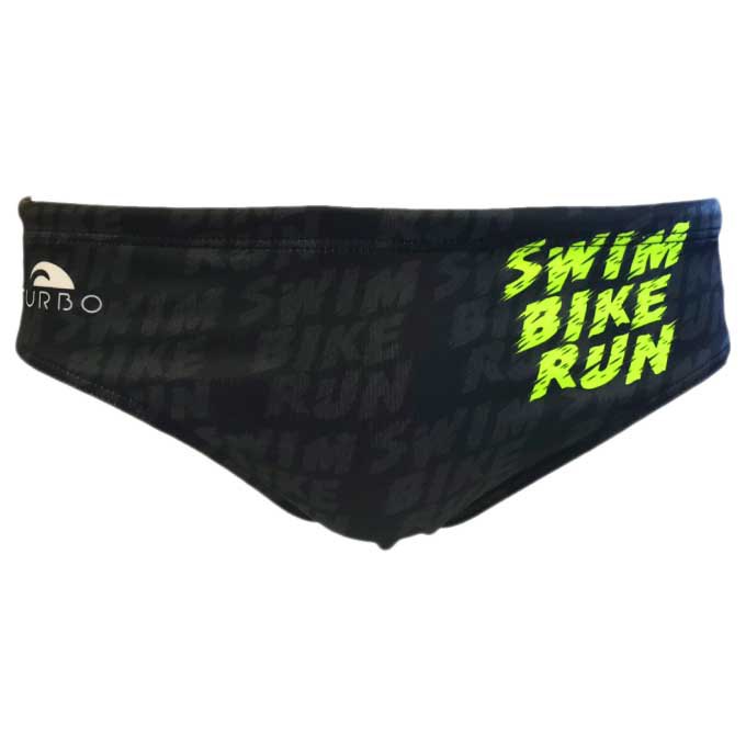 Turbo Swim-bike Run Swimming Brief Schwarz 3XL Mann von Turbo