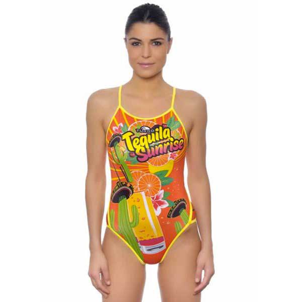 Turbo Tequila Sunrise Swimsuit Orange 2XL Frau von Turbo
