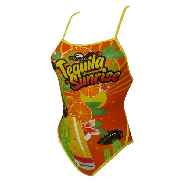 Turbo Tequila Sunrise Thin Strap Swimsuit Orange 12-24 Months Mädchen von Turbo