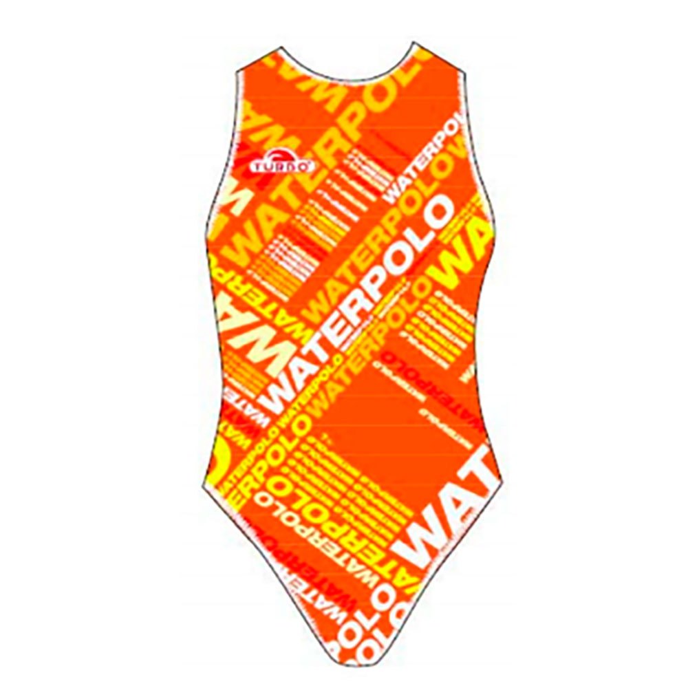 Turbo Text Swimsuit Orange 5XL Frau von Turbo