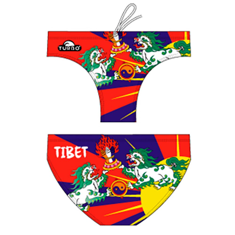 Turbo Tibet Swimming Brief Mehrfarbig 7-8 Years Junge von Turbo