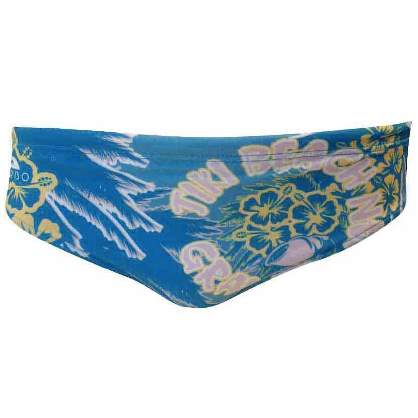 Turbo Tiki Beach Swimming Brief Blau 9-10 Years Junge von Turbo