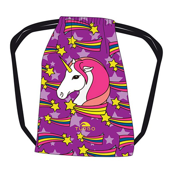 Turbo Unicorn Ii Drawstring Bag Lila von Turbo