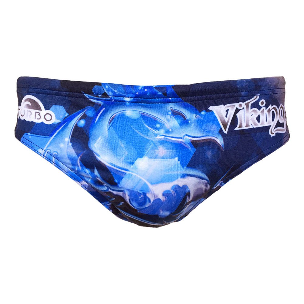 Turbo Viking Emblem Swimming Brief Blau XL Mann von Turbo