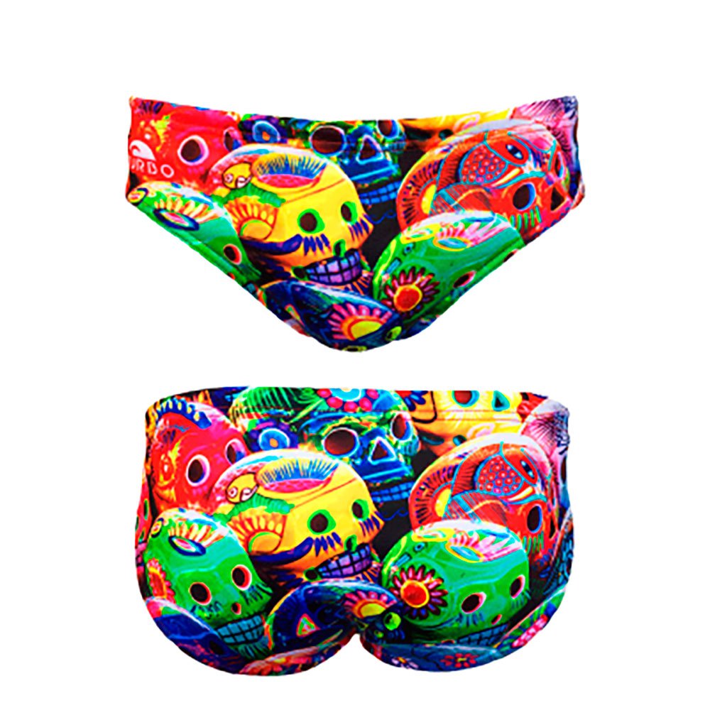 Turbo Wp Multi Skull 2019 Swimming Brief Mehrfarbig 9-10 Years Junge von Turbo
