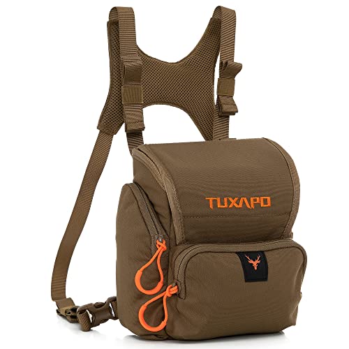 Tuxapo Fernglas-Geschirr-Brusttasche mit Entfernungsmesser-Tasche für Jagd, Wandern, Schießen von Tuxapo