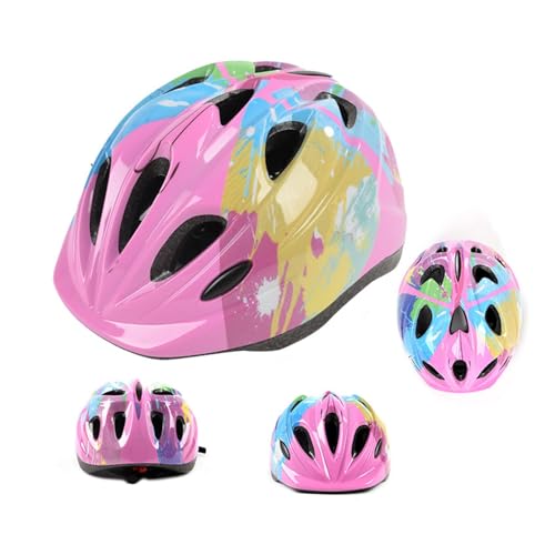 Tuxxjzm Fahrradhelme für Kinder,Helme für Kinder - Skateboardhelme für Kinder | Verstellbare Helme mit Farbverlauf, Helme für Kinder, Kleinkinder, Mädchen und Jungen zum Radfahren, Skaten, Fahrrad, von Tuxxjzm