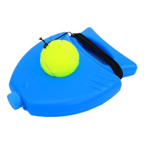 Tuxxjzm Tennisball an Einer Schnur,Tennisballtrainer - Professionelles Tennistrainer-Bounce-Ball-Set, inklusive Basis,Leichte Tennisübungsausrüstung, verbessert Geschwindigkeit, Koordination und von Tuxxjzm