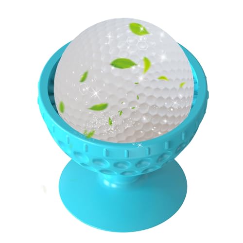 Tvnlolm Golfballbürste, Golfballwascher - Weicher Silikon-Golfballreiniger mit Saugnapfboden - Tragbares innovatives Golfzubehör, multifunktionale Reinigungsbürste für effiziente Reinigung von Tvnlolm