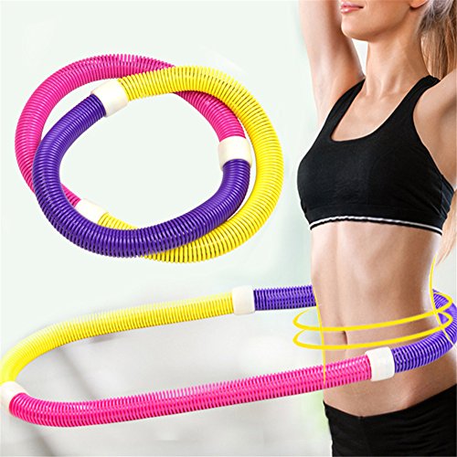 TwinkBling Feder-Hula-Hoop-Reifen, flexible, weiche Fitnessreifen für Unterleibstraining, Gewichtsverlust von TwinkBling