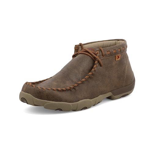 Twisted X Original Chukka Driving Mokassin für Herren, Bomber, 10.5 Narrow von Twisted X