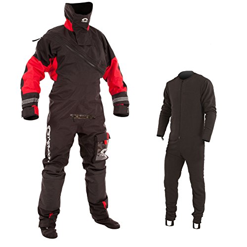 Typhoon Other Nuevo 2024-Drysuit Max B Front Entry Black/Red XL 67935, Multicolor, One Size von Typhoon