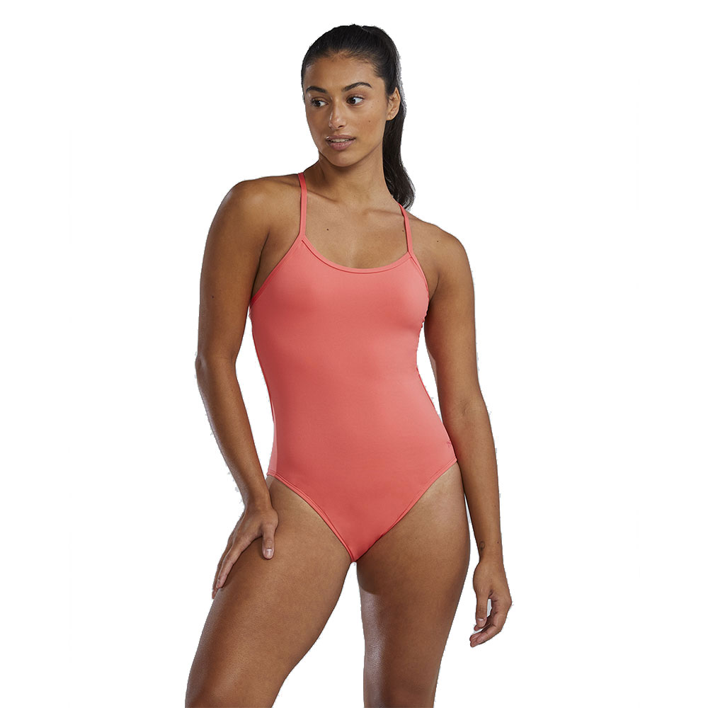 Tyr Durafast Elite Crosscut Tieback Swimsuit Rot,Rosa 32 Frau von Tyr