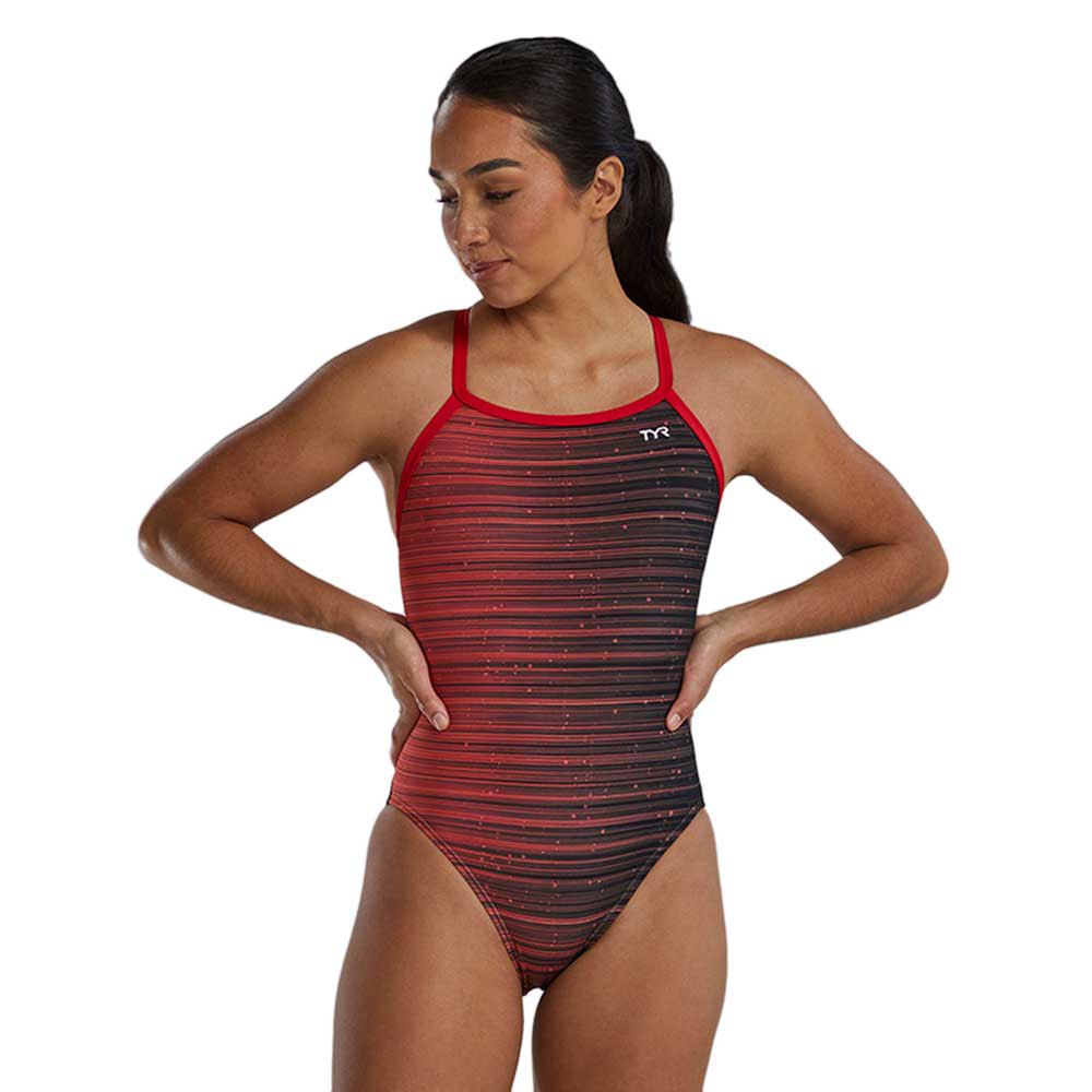 Tyr Durafast Elite Diamondfit Speedwarp Swimsuit Rot 34 Frau von Tyr