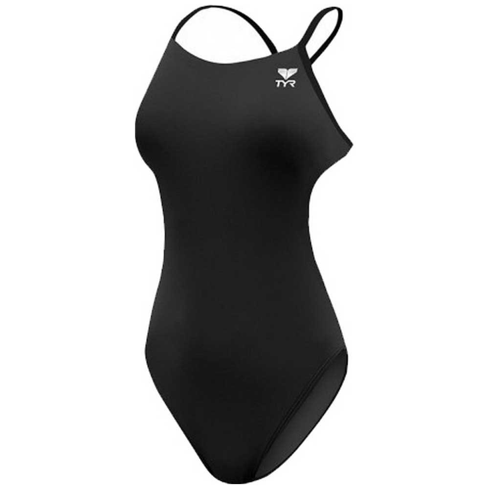 Tyr Durafast Elite Solid Cutoutfit Swimsuit Schwarz 26 Frau von Tyr