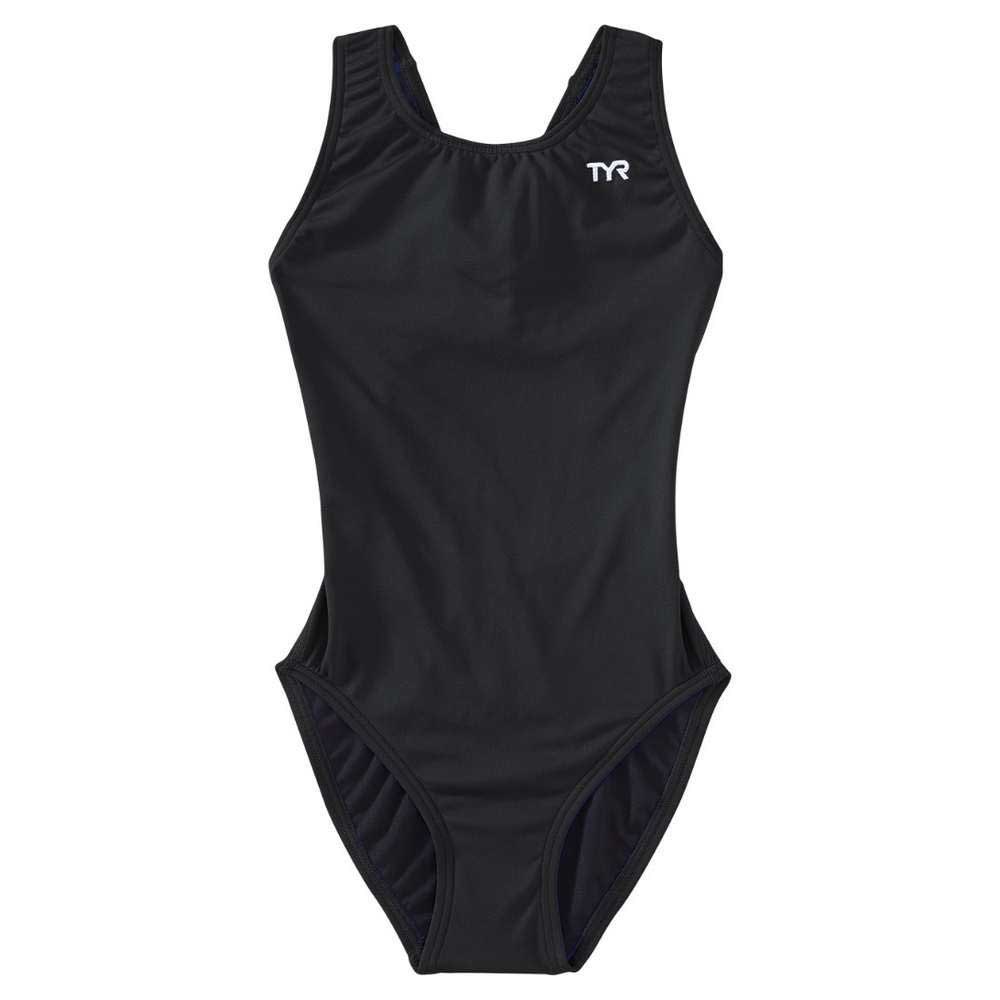 Tyr Durafast Elite Solid Maxfit Swimsuit Schwarz 24 Mädchen von Tyr