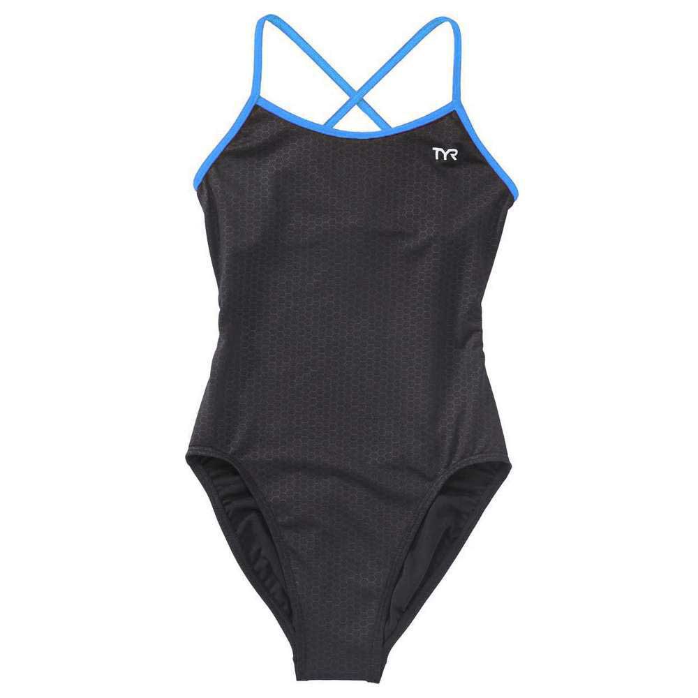 Tyr Trinityfit Hexa Swimsuit Schwarz 7-8 Years Mädchen von Tyr