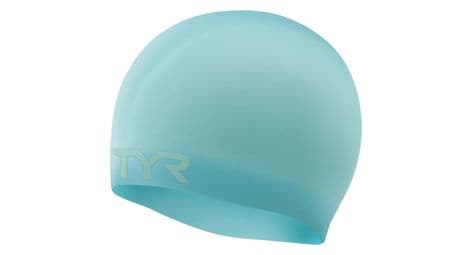 badekappe tyr silicone cap no wrinkle blau von Tyr