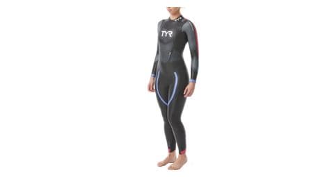 damen triathlonanzug tyr hurricane cat 3 schwarz rot blau von Tyr