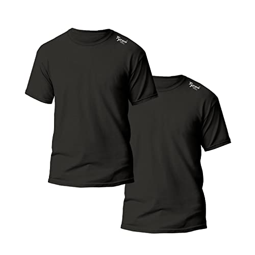 Tyron Funktionsfaser T-Shirt LX-1, 2 Stück (schwarz/schwarz - 3XL) von Tyron