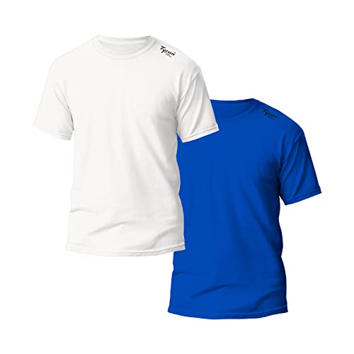 Tyron Funktionsfaser T-Shirt LX-1, 2 Stück (weiß/blau - XL) von Tyron