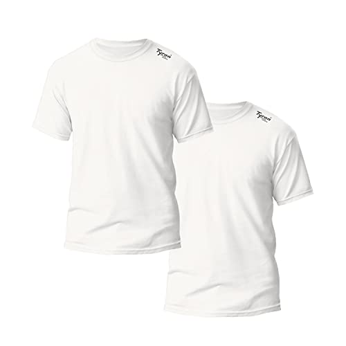 Tyron Funktionsfaser T-Shirt LX-1, 2 Stück (weiß/weiß - S) von Tyron