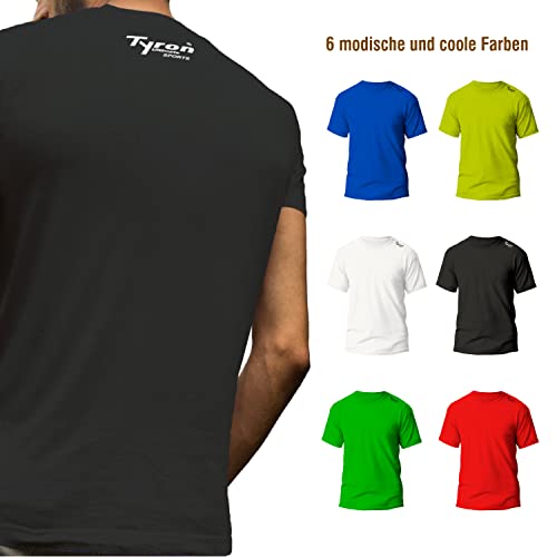 Tyron Funktionsfaser T-Shirt LX-1 (Neongelb - 128) | | Damen | Herren | Kinder | Kurz arm | Laufshirt | Sport | Running | Training | Team | Trikot | von Tyron