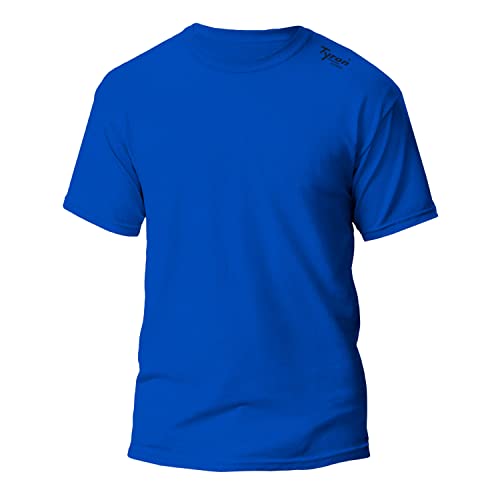 Tyron Funktionsfaser T-Shirt LX-1 (blau - 128) | | Damen | Herren | Kinder | Kurz arm | Laufshirt | Sport | Running | Training | Team | Trikot | atmu von Tyron