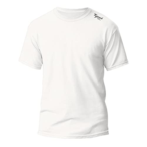 Tyron Funktionsfaser T-Shirt LX-1 (weiß - 140) | | Damen | Herren | Kinder | Kurz arm | Laufshirt | Sport | Running | Training | Team | Trikot | atmu von Tyron