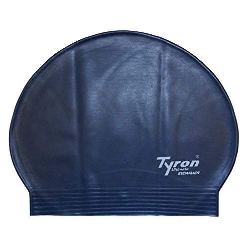 Tyron Latex Badekappe (Nachtblau) | | Unisex Badekappe aus Latex von Tyron