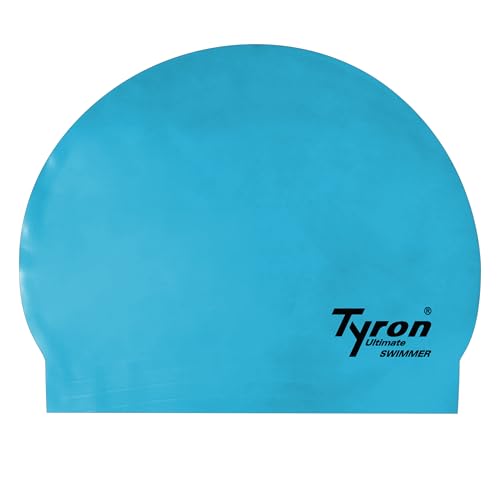 Tyron Latex Badekappe (hellblau) | | Unisex Badekappe aus Latex von Tyron