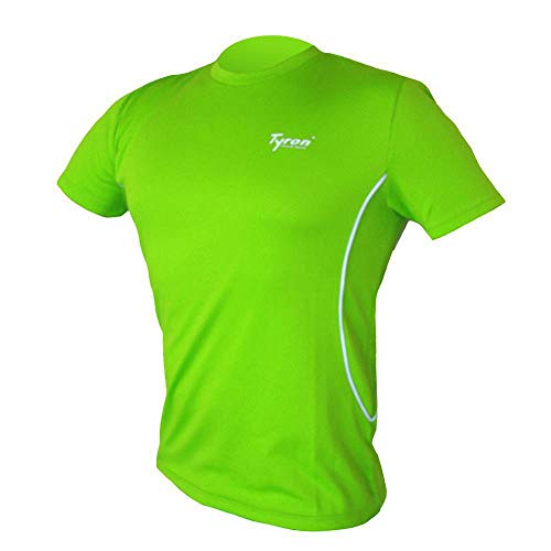 Tyron Laufshirt Proline-2 (grün - XL) | | Damen | Herren | Kurz Arm | Laufshirt | Sport | Running | Training | Team | Trikot | atmungsaktiv von Tyron