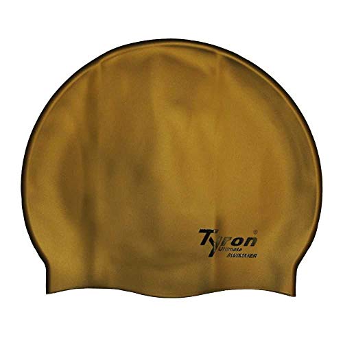 Tyron Soft Touch Badekappe (Bronze) | | 100% Silikon | Unisex | Damen & Herren | Schwimmsport von Tyron