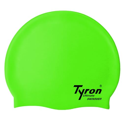 Tyron Soft Touch Badekappe (hellgrün) | | 100% Silikon | Unisex | Damen & Herren | Schwimmsport von Tyron