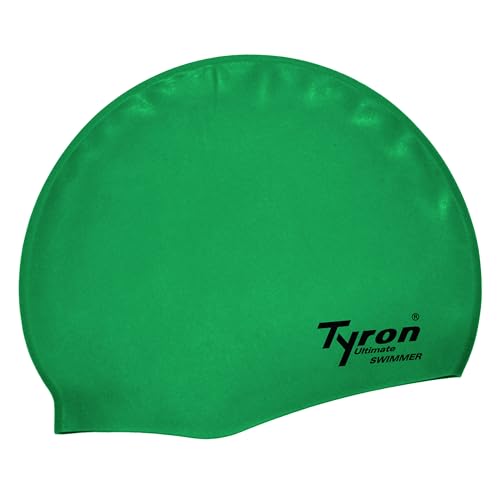 Tyron Ultralight Badekappe (grün) | | 100% Silikon | Unisex | Damen & Herren | Schwimmsport von Tyron