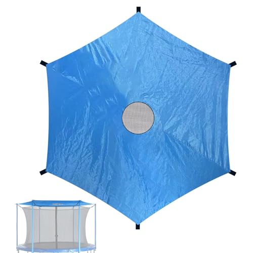 Trampoline Shade Cover, Waterproof Oxford Trampoline Canopy Trampoline Tent Cover, Anti-UV Trampolines Sunshade Accessories, for 8ft 10ft 12ft 14ft 16ft Sun-Protection Trampolines Canopy von Tytlyworth