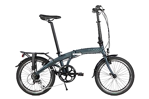 U.GO Unisex-Adult Dare U•GO D7 Folding Bike 20" Klappräder, Grey, Uni von U.GO