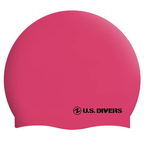 US Divers | Silikon-Schwimmkappe für Erwachsene PINK von U.S. Divers