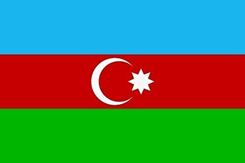 U24 Fahne Flagge Aserbaidschan 60 x 90 cm von U24