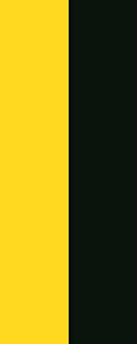 U24 Fahne Flagge Gelb-Schwarz im Hochformat Premiumqualität 80 x 200 cm von U24