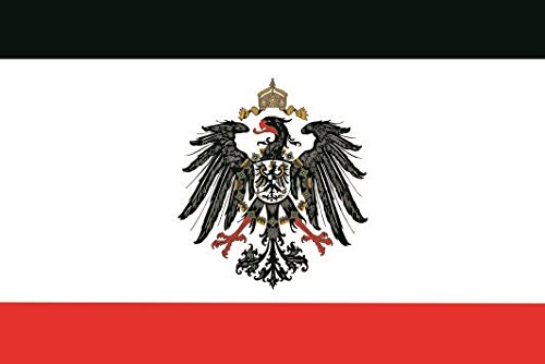 U24 Fahne Flagge Kaiserreich mit Adler Bootsflagge Premiumqualität 100 x 150 cm von U24