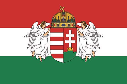 U24 Fahne Flagge Königreich Ungarn Bootsflagge Premiumqualität 80 x 120 cm von U24