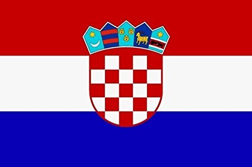 U24 Fahne Flagge Kroatien Bootsflagge Premiumqualität 30 x 45 cm von U24