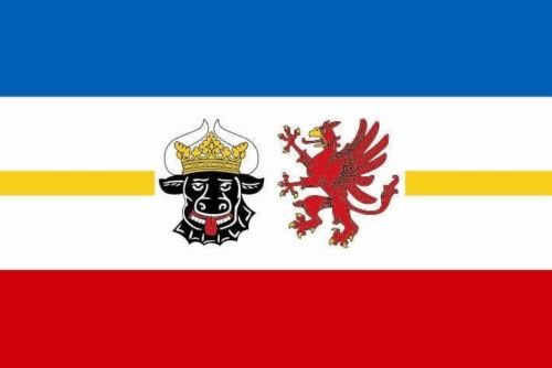 U24 Fahne Flagge Mecklenburg-Vor?pommern 60 x 90 cm von U24