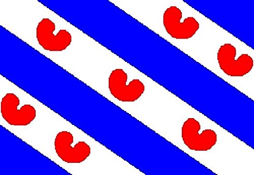 U24 Fahne Flagge Niederländisch Friesland Bootsflagge Premiumqualität 100 x 150 cm von U24