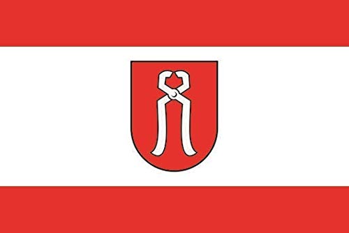 U24 Fahne Flagge Wiesbaden OT Mainz Kostheim Bootsflagge Premiumqualität 80 x 120 cm von U24