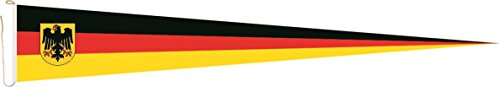 U24 Langwimpel Deutschland Bundesdienst Fahne Flagge Wimpel 150 x 40 cm Premiumqualität von U24