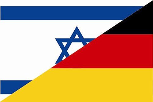 U24 Motorradflagge Israel-Deutschland Fahne Flagge 20 x 30 cm von U24