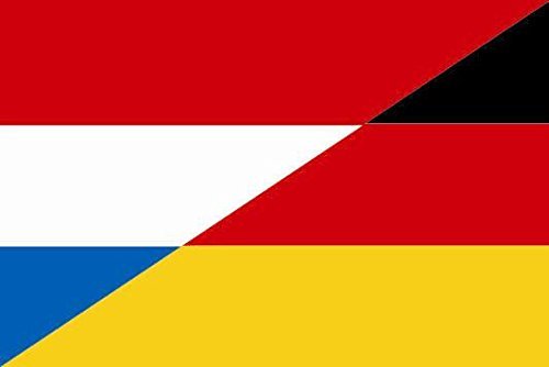 U24 Motorradflagge Niederlande-Deutschland Fahne Flagge 20 x 30 cm von U24
